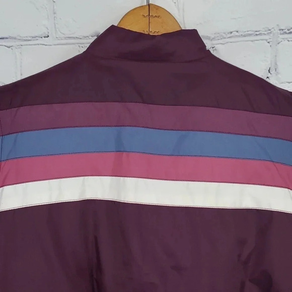 Maurice’s Women's Maroon Crop Vest with Stripes Size L - Picture 9 of 12